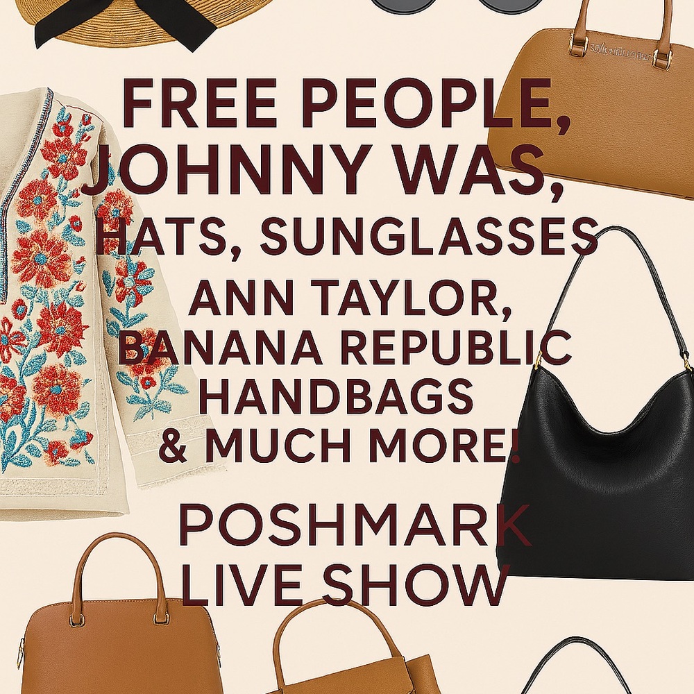 JOIN ME LIVE TOMORROW 8/8 at 2:30 pm pacific for Closet Cleaning!  NEW ITEMS!!!!